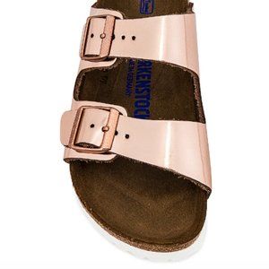 Metallic Copper Birkenstock (Size 38/ US 7-7.5)